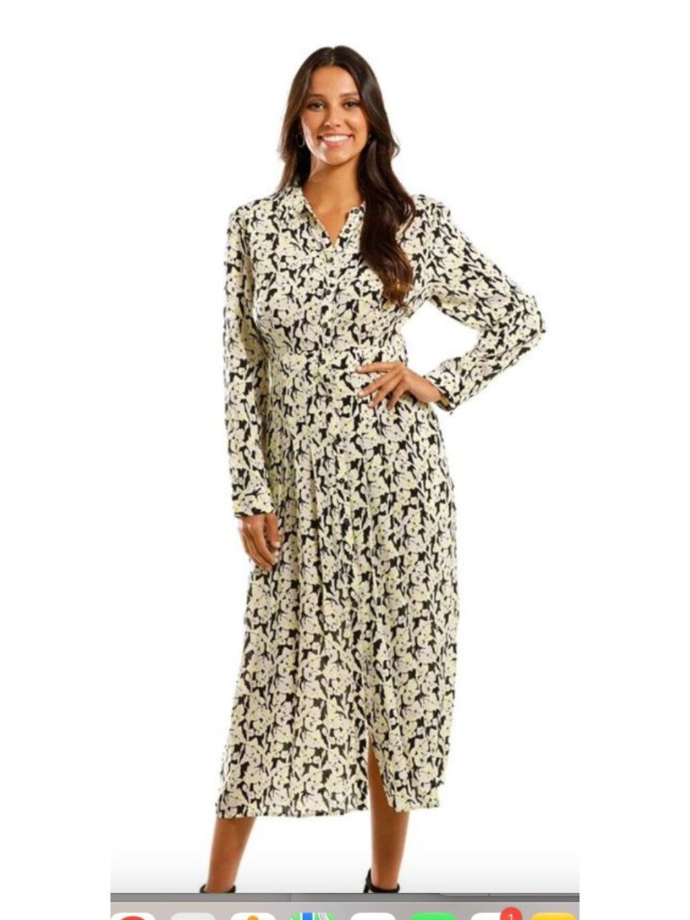 MINT VELVET Beth Print Shirt Dress Size 12 UK (US 8)